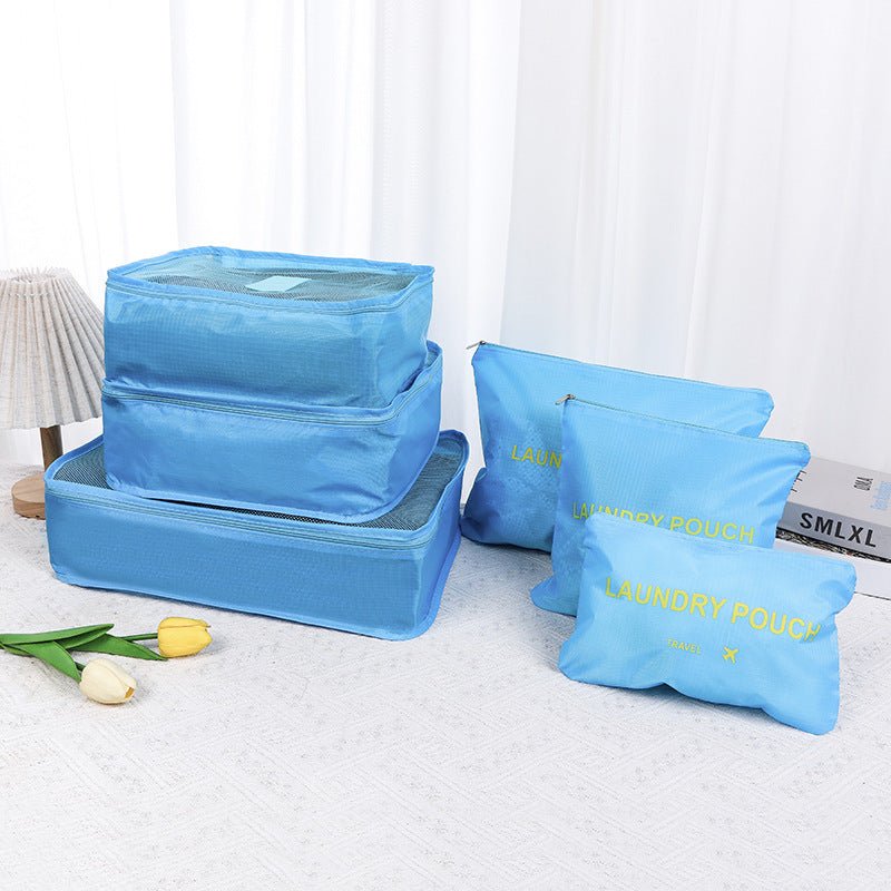 6 - Piece Travel Storage Bag Set - Journey Must Haves