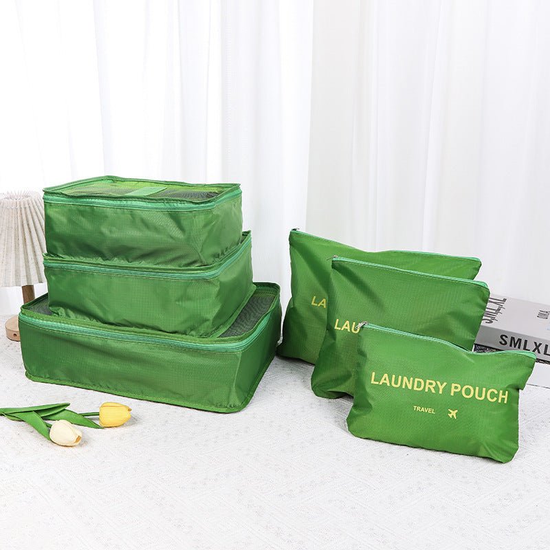 6 - Piece Travel Storage Bag Set - Journey Must Haves