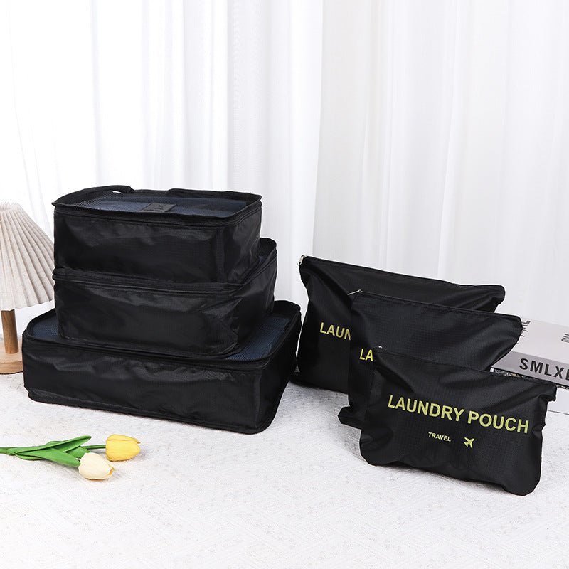 6 - Piece Travel Storage Bag Set - Journey Must Haves