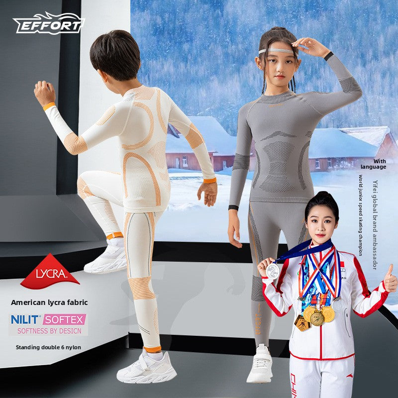 Autumn and Winter Children's Outdoor Sports Underwear