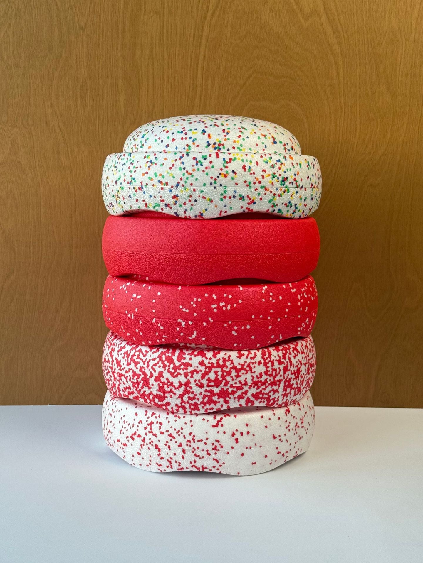 EPP Foam Rainbow Stepping Stones and Balance Board Set