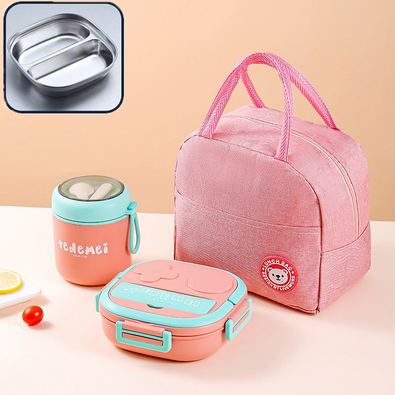 Children Stainless Steel Lunch Box Set
