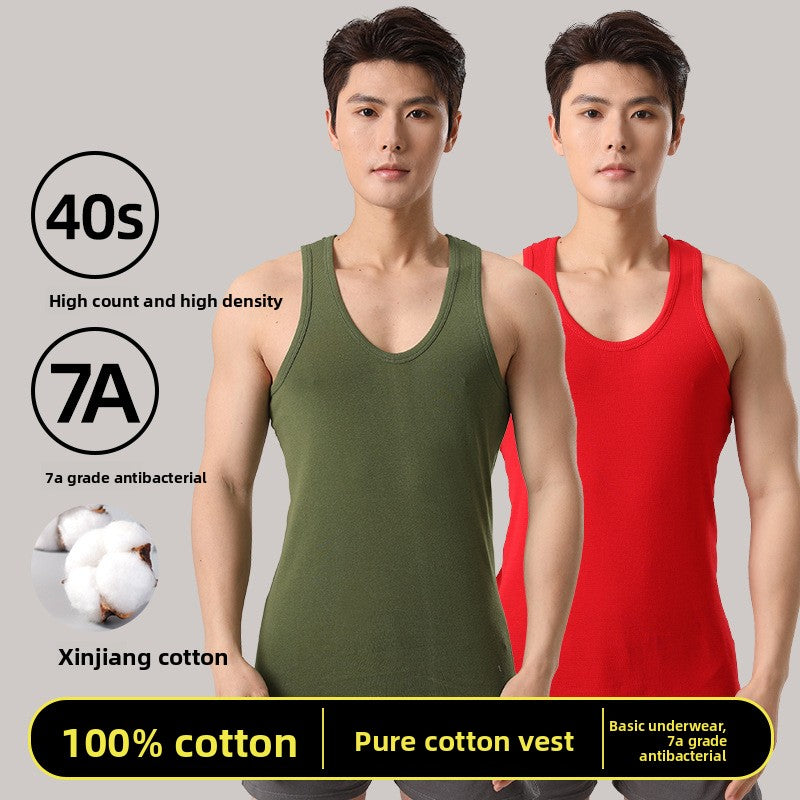 Mens Cotton Sleeveless Undershirt