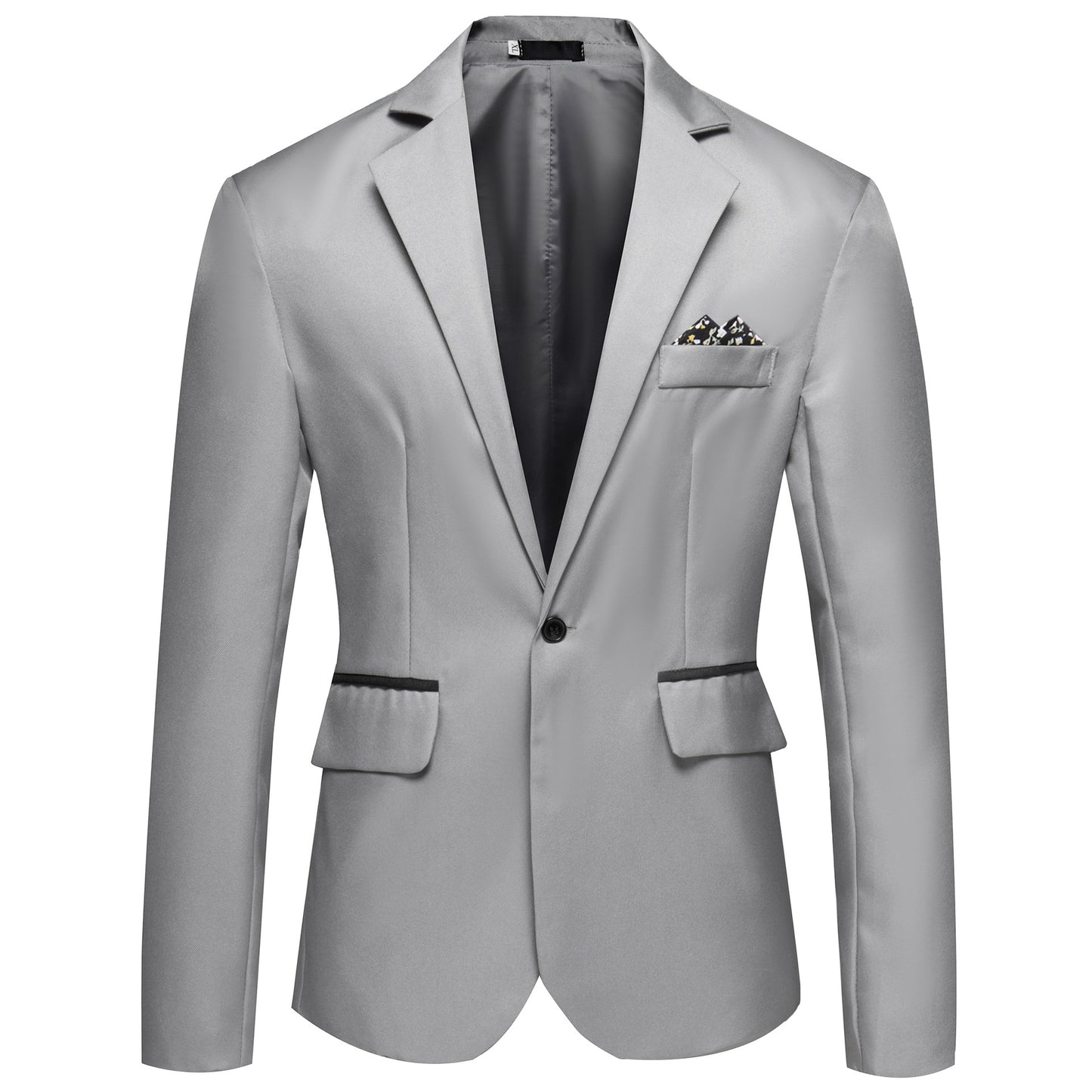 Men's Single-Breasted Casual Suit Jacket
