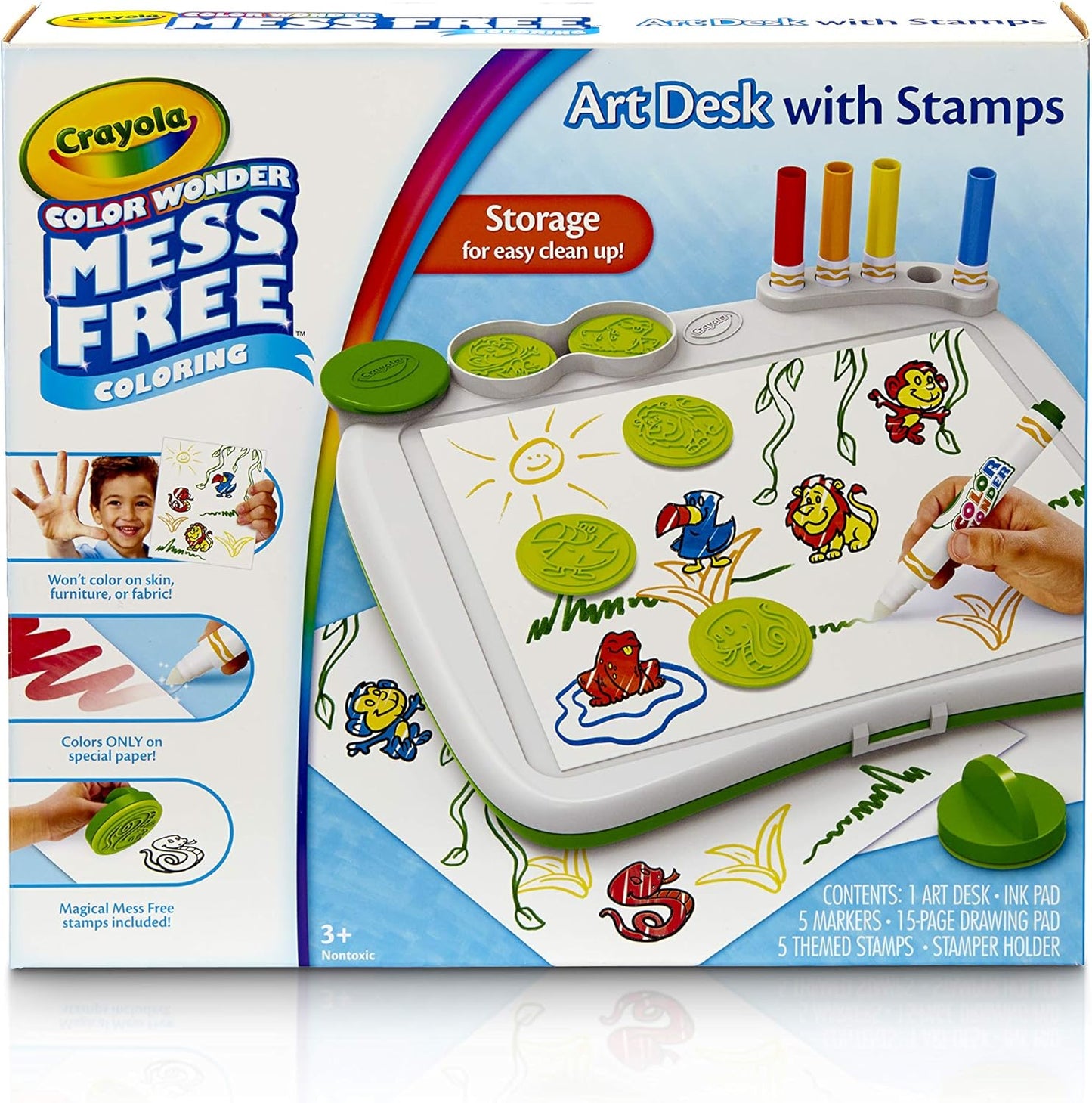 Create Colorful Masterpieces Anywhere with the Color Wonder Mess Free Art Desk – 20+ Fun Pieces for Kids!