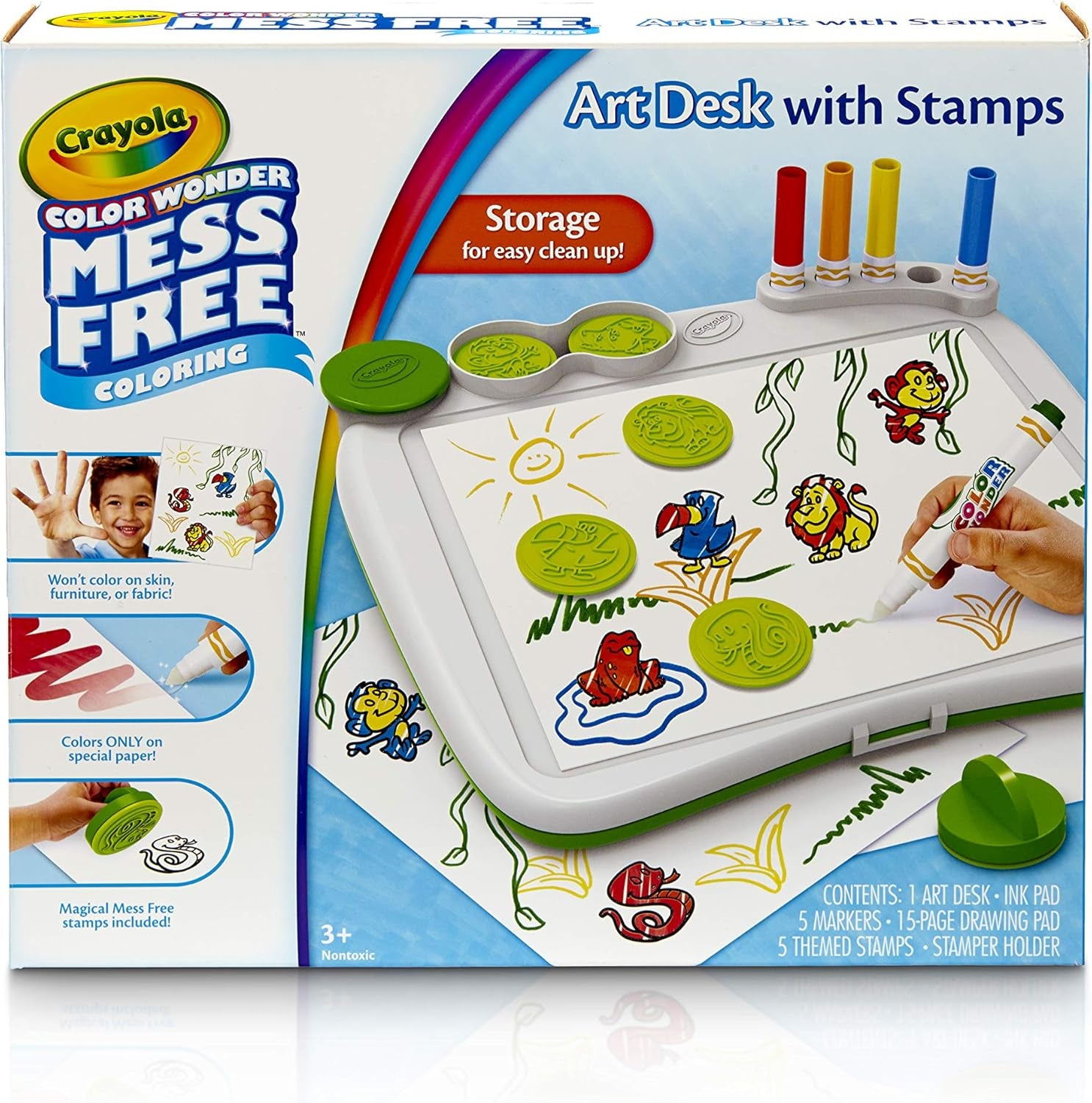Create Colorful Masterpieces Anywhere with the Color Wonder Mess Free Art Desk – 20+ Fun Pieces for Kids!