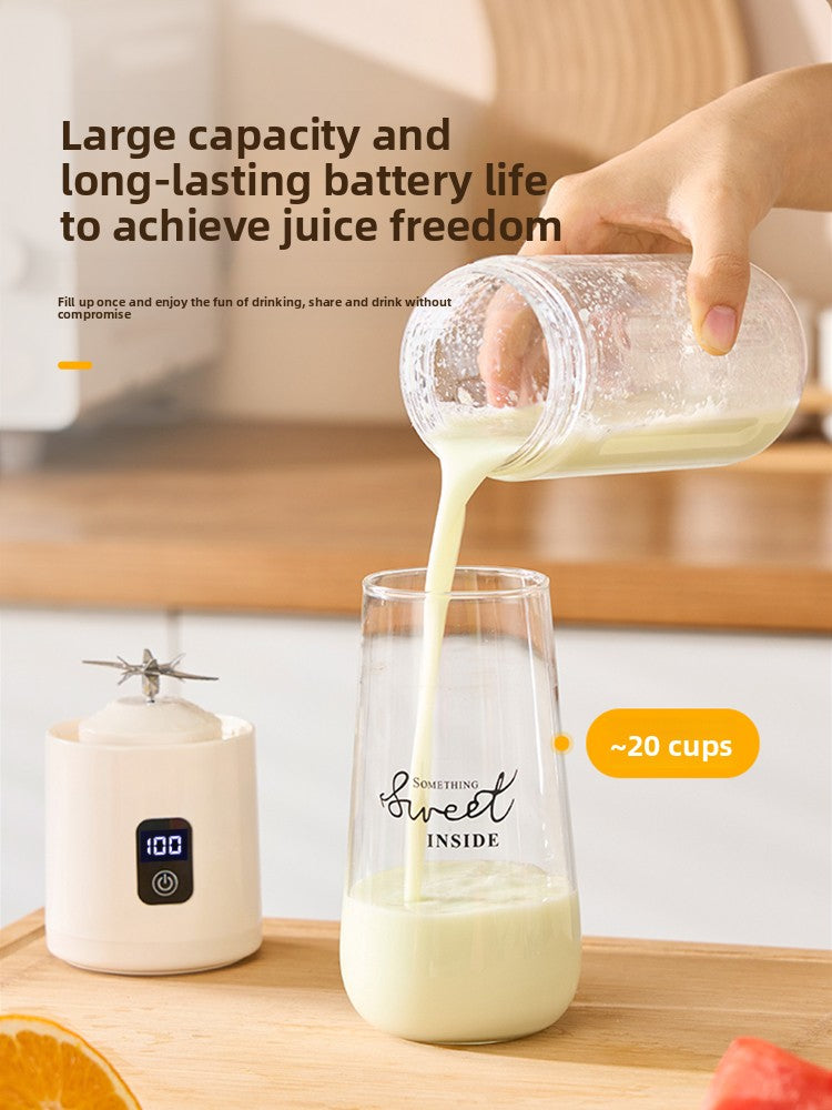 Portable Electric Juicer Cup with Ice Crushing Function
