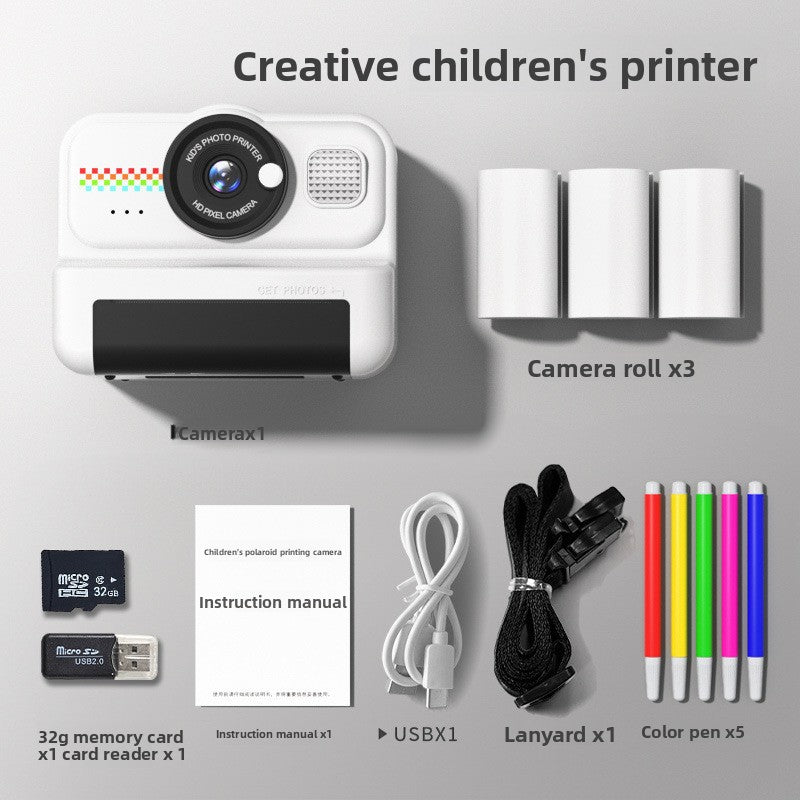 Color Print Children Camera