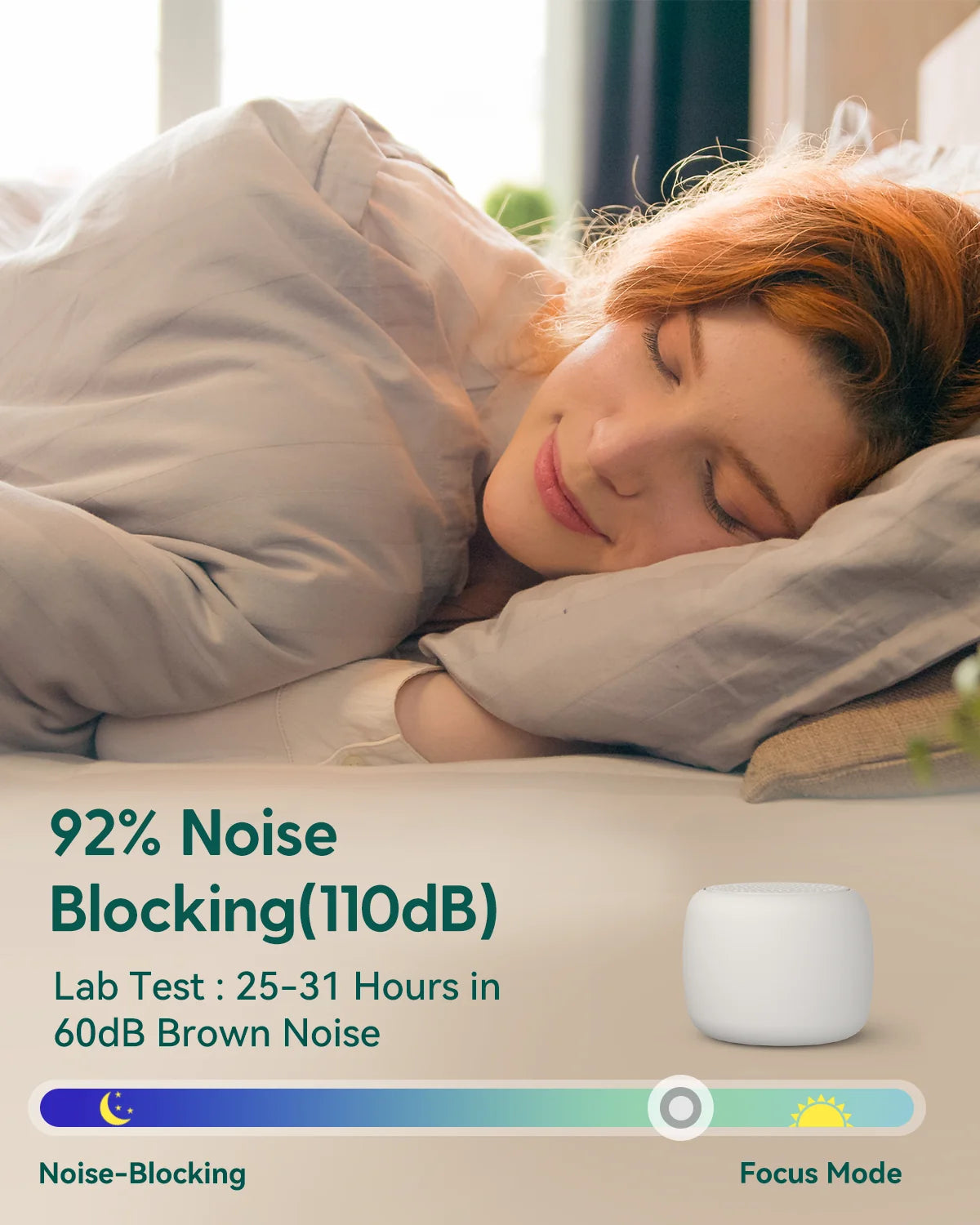 Pocket Mini | White Noise Machine for Sleep & Relaxation