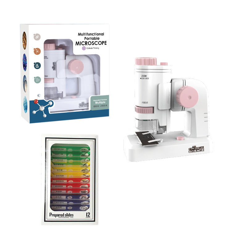 Mini Portable Microscope for Kids Science Exploration