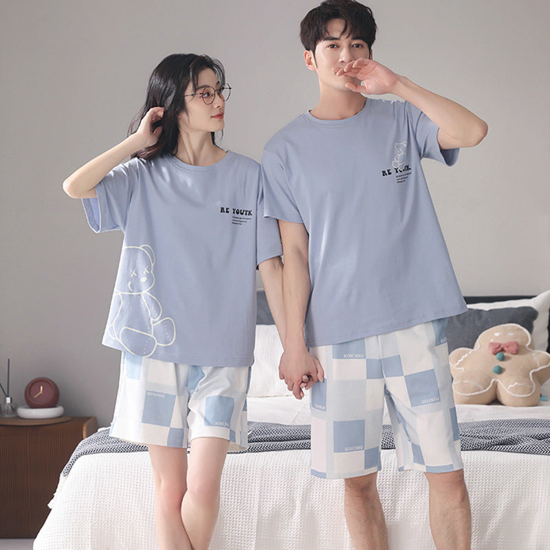 Casual outerwear couple home wear