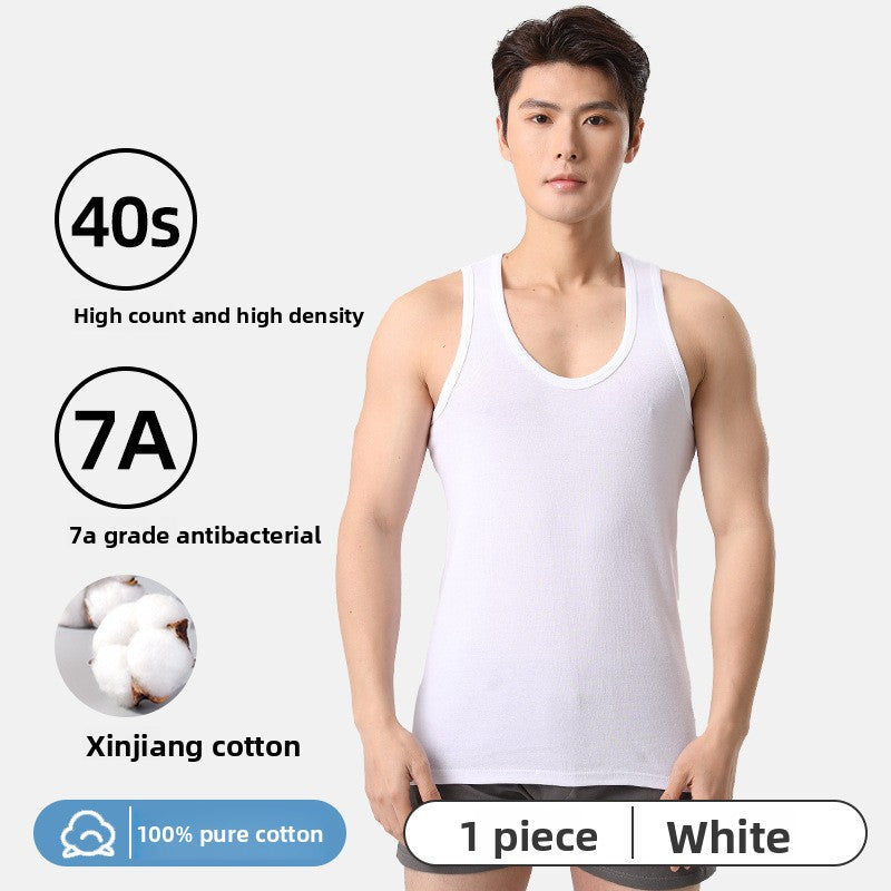 Mens Cotton Sleeveless Undershirt