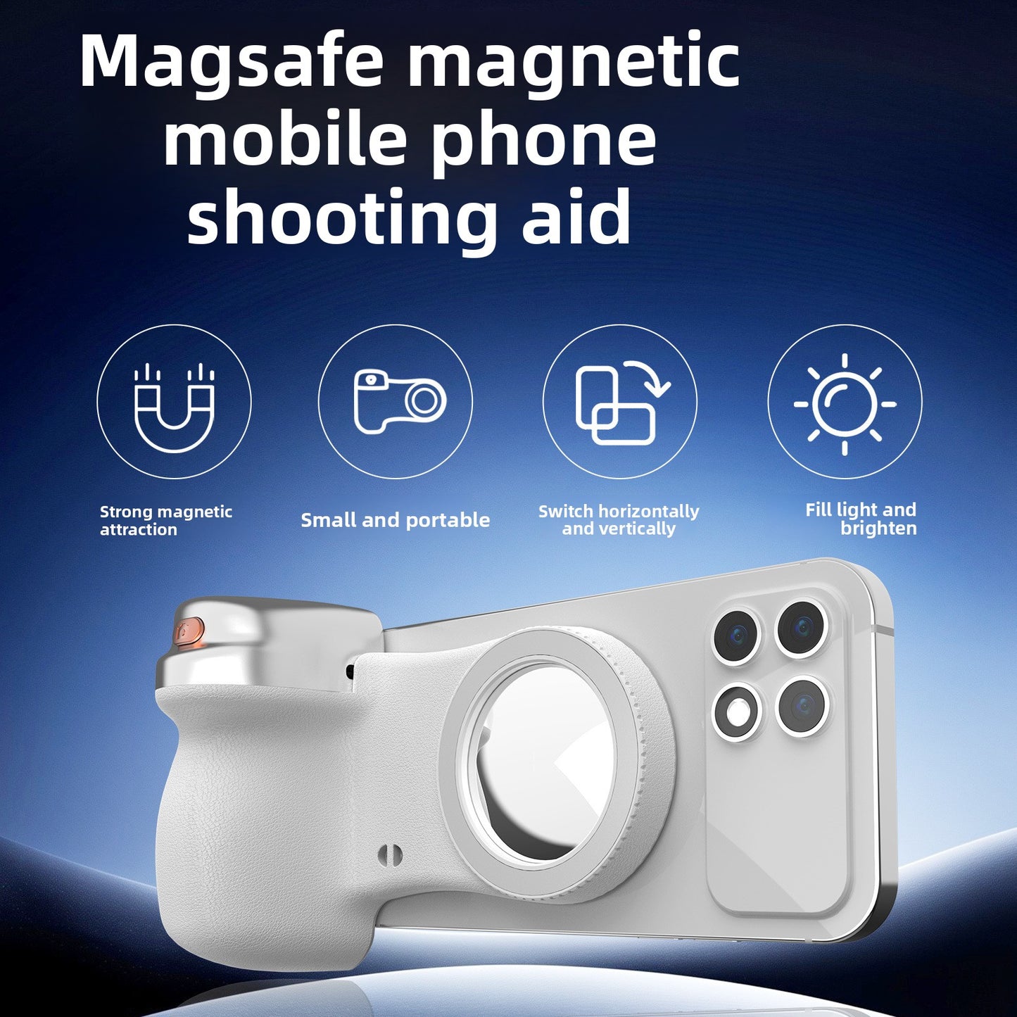 Magnetic attachment lighting for photography