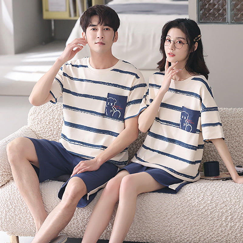 Casual outerwear couple home wear