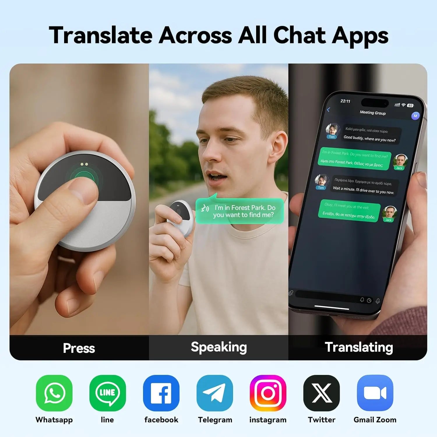 Transform Your Communication with the Innaio AI Translator T9 - Your Portable Language Companion!