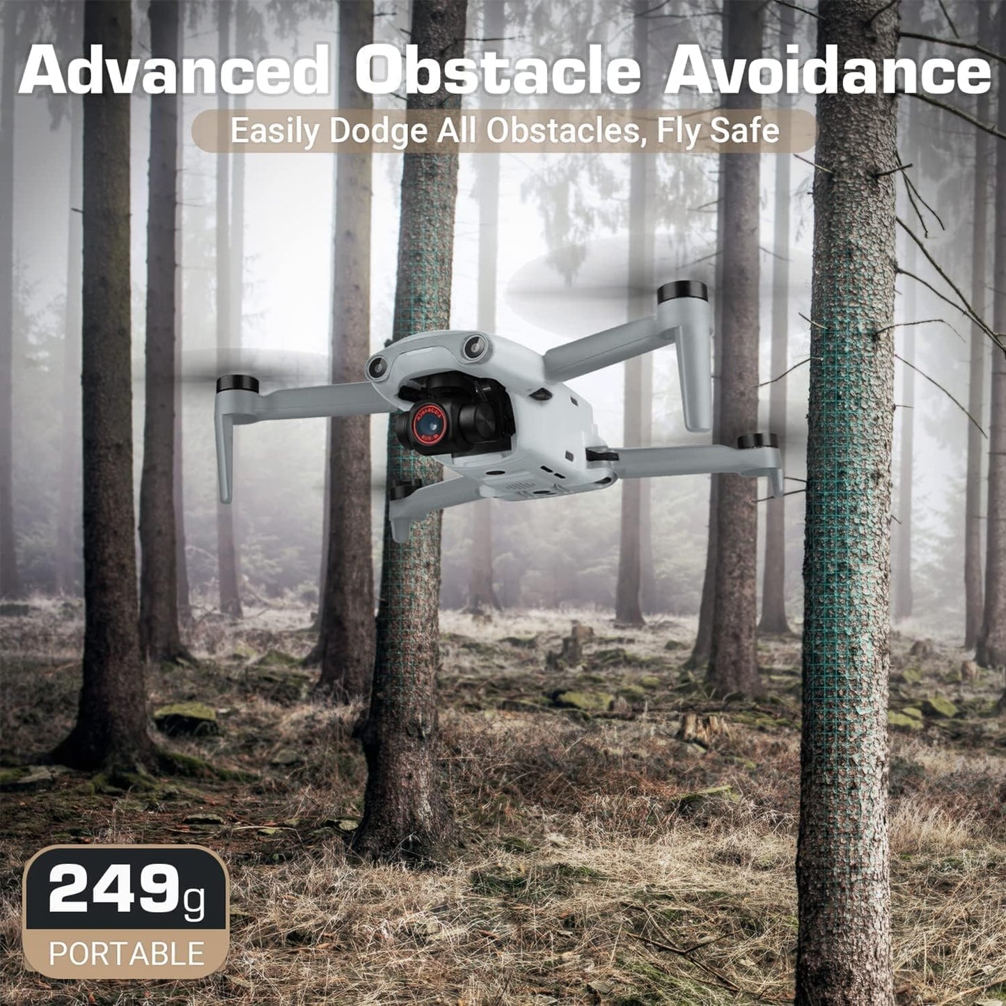 Discover the Robotics EVO Nano Plus Premium Bundle - Your Ultimate Mini Drone with 4K HDR Camera and 50 MP Photos in Stunning White