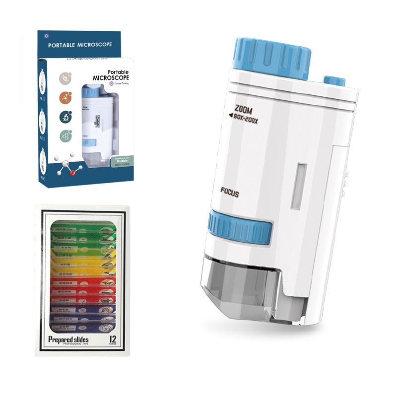 Mini Portable Microscope for Kids Science Exploration