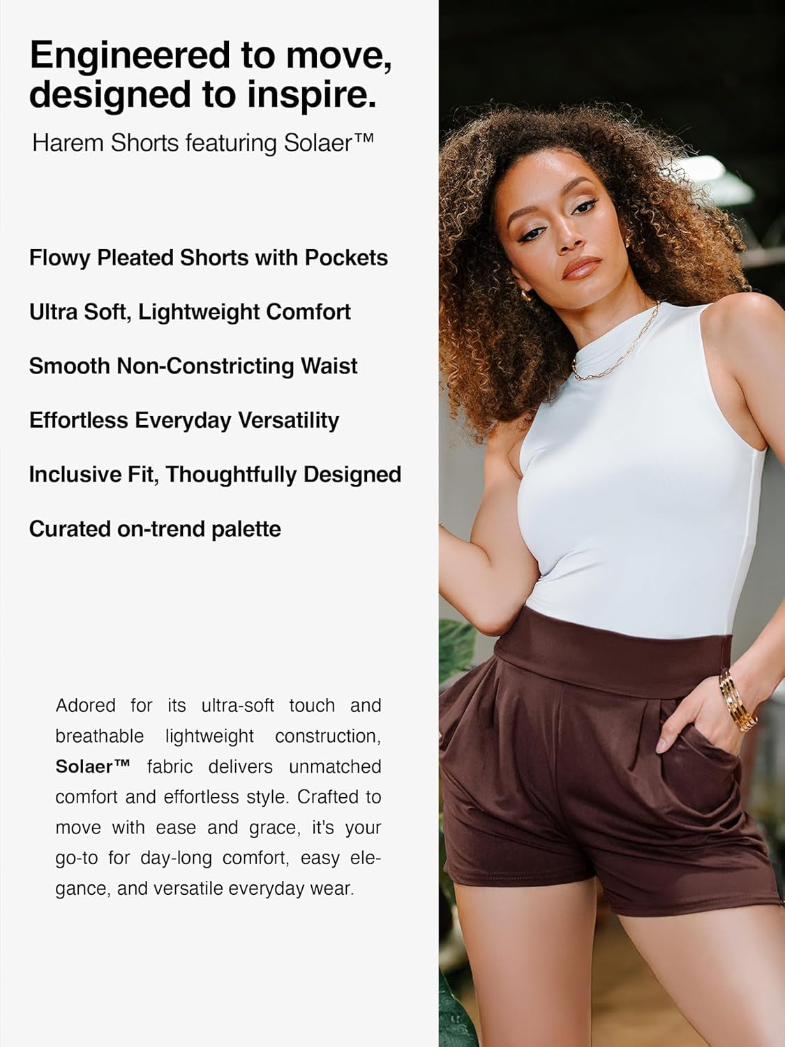 Elevate Your Style with Our Ultra Soft High Rise Women's Pleated Shorts - Perfect for Casual Outings and Relaxing Days!