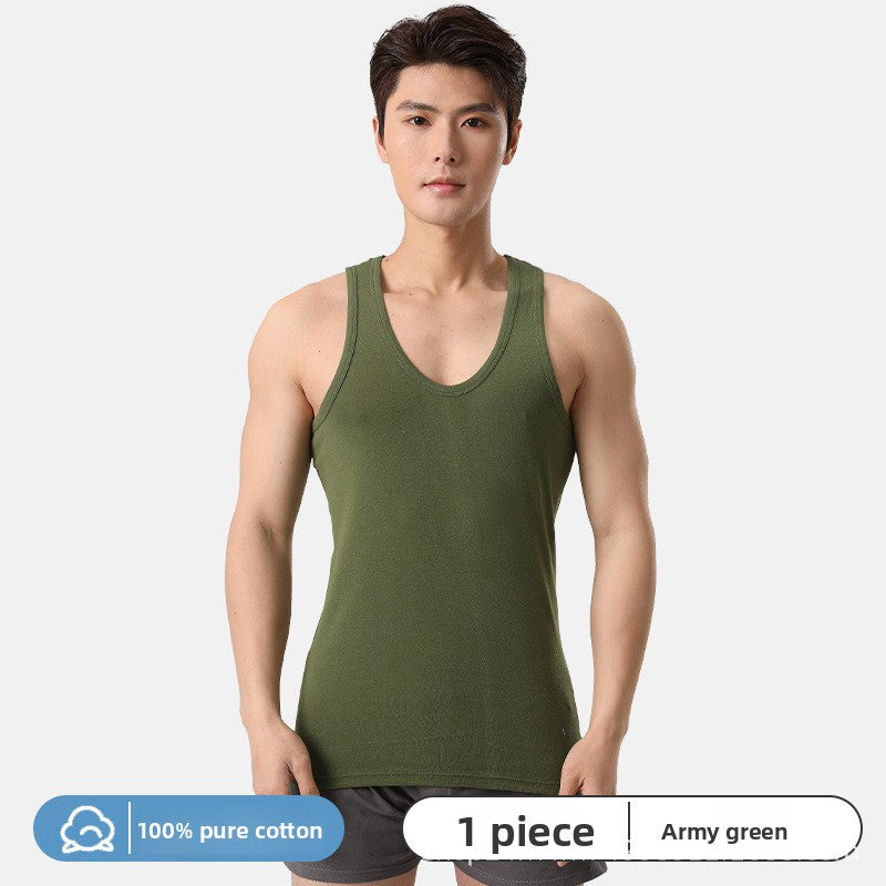 Mens Cotton Sleeveless Undershirt