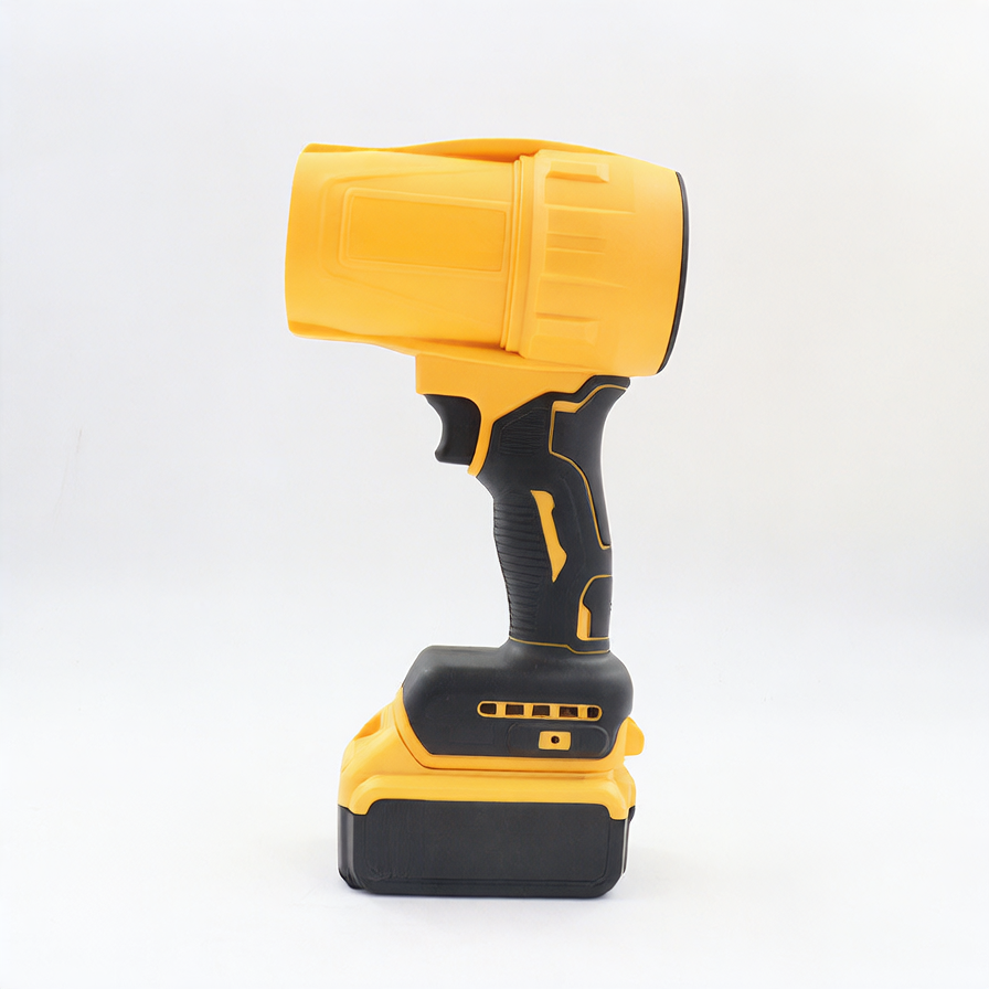 High-power dust removal charging fan