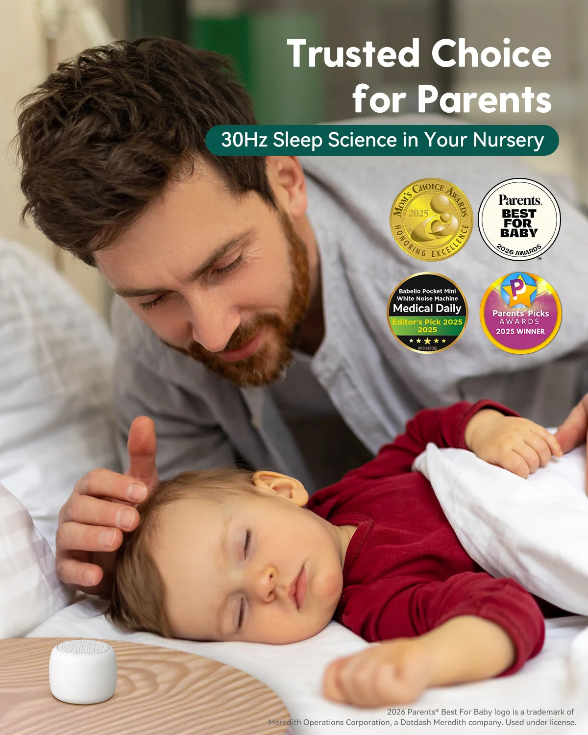 Pocket Mini | White Noise Machine for Sleep & Relaxation
