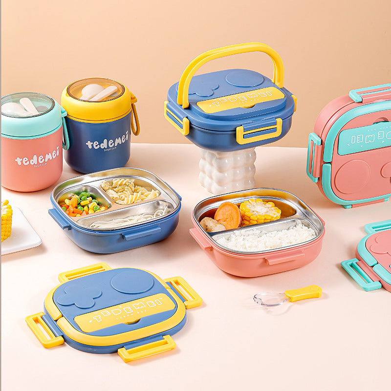 Children Stainless Steel Lunch Box Set
