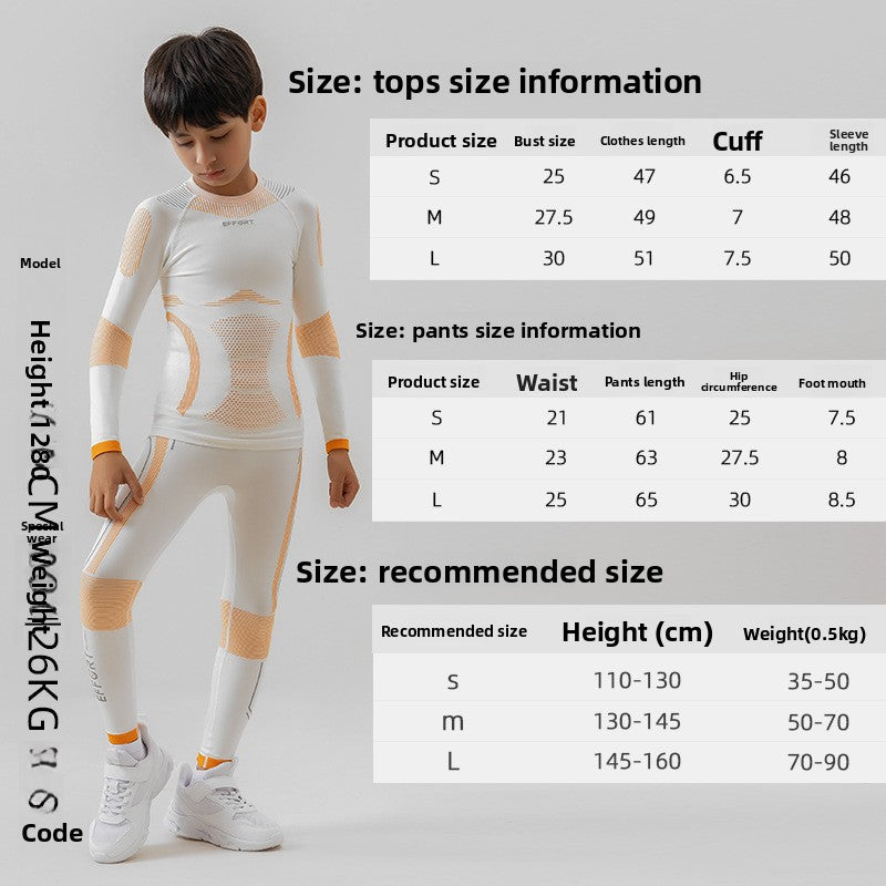 Autumn and Winter Children's Outdoor Sports Underwear