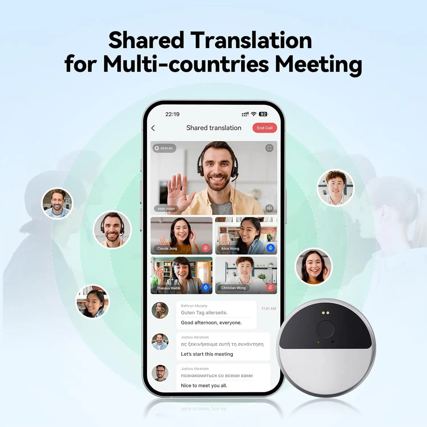 Transform Your Communication with the Innaio AI Translator T9 - Your Portable Language Companion!