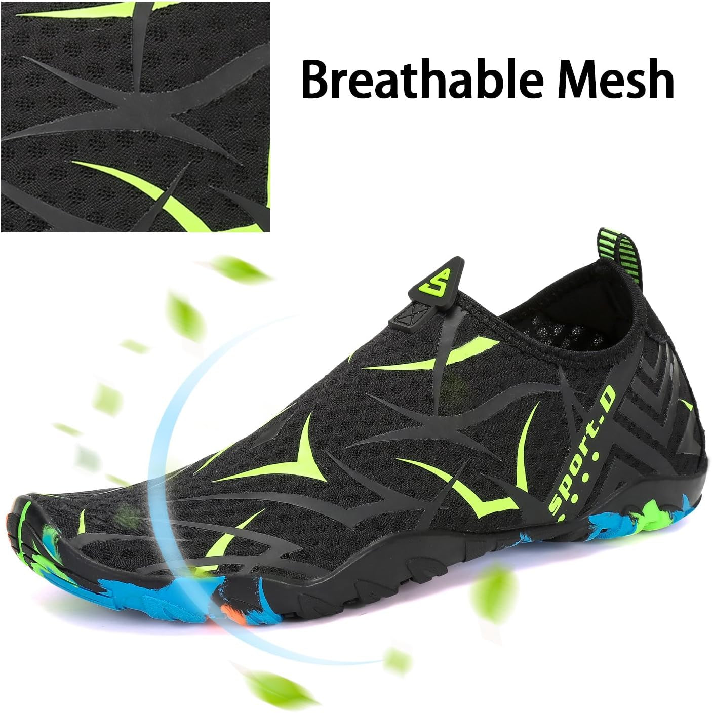 Womens Mens Water Shoes Barefoot Aqua Shoes Quick Dry Beach Swim Shoe for Diving Kayaking Surfing Water Sports