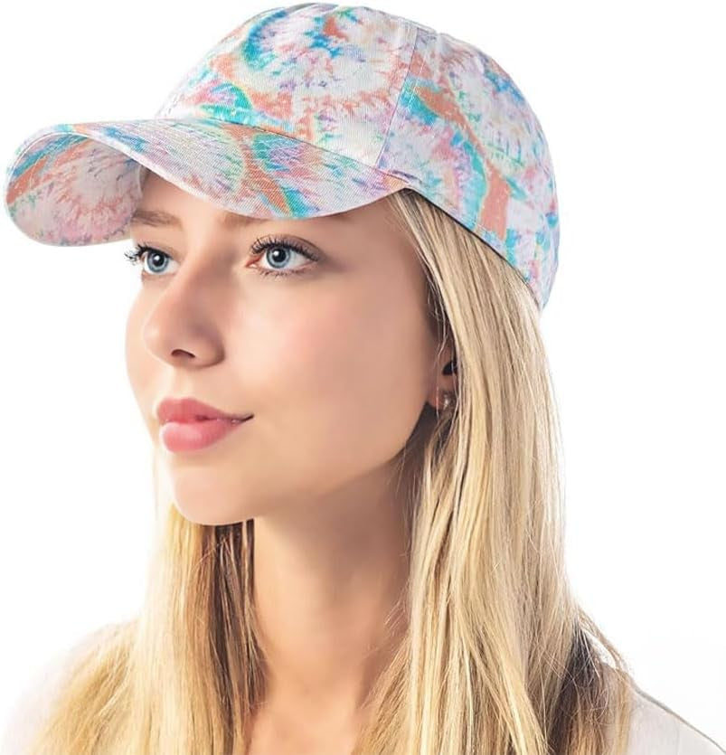 Trendy Baseball Dad Hat for Men and Women - Washed Cotton & Denim Cap with UPF 50+ Sun Protection