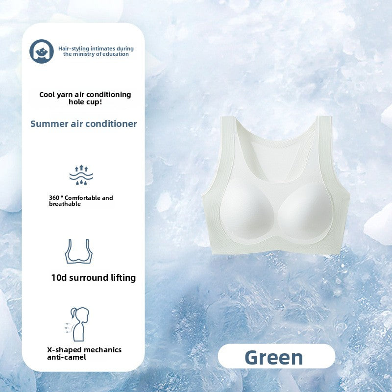 A thin sports vest for teenage girls