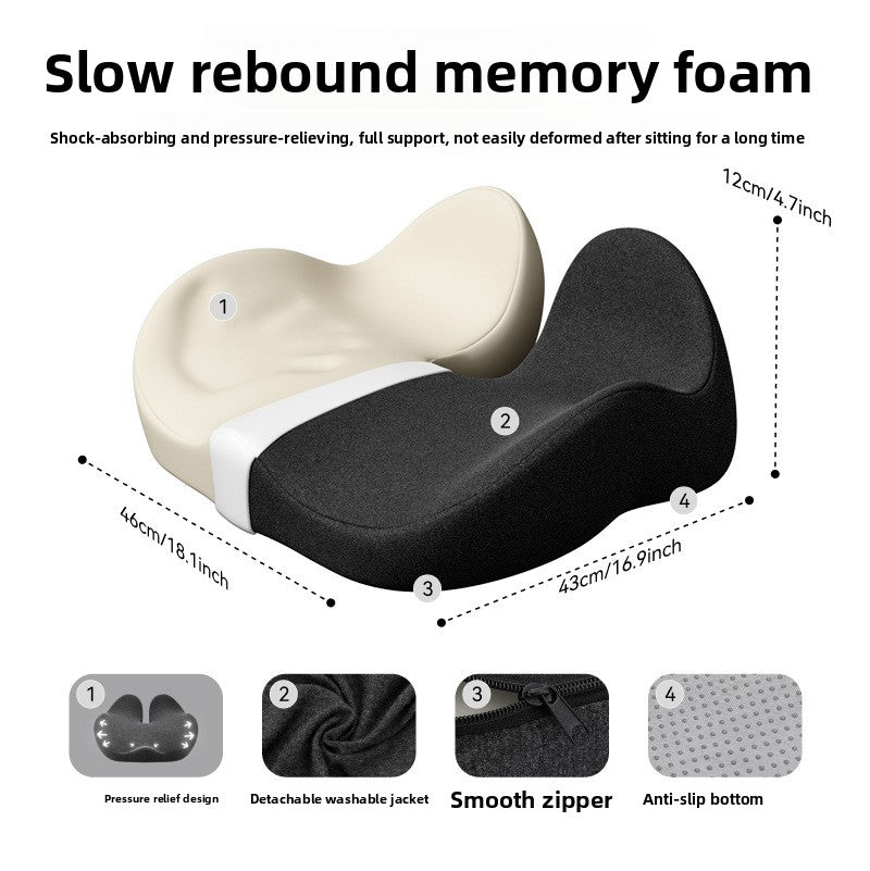 Ergonomic Memory Foam Seat Cushion