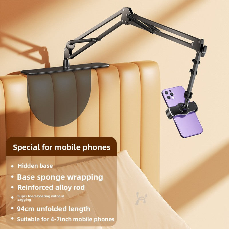 Headboard mobile phone and tablet holder