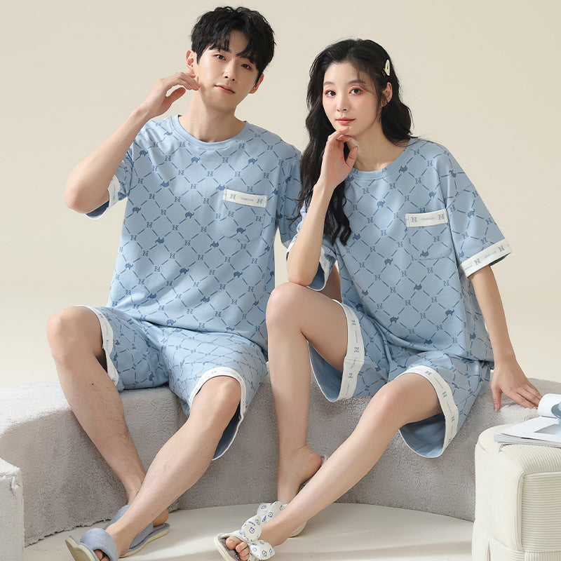 Casual outerwear couple home wear