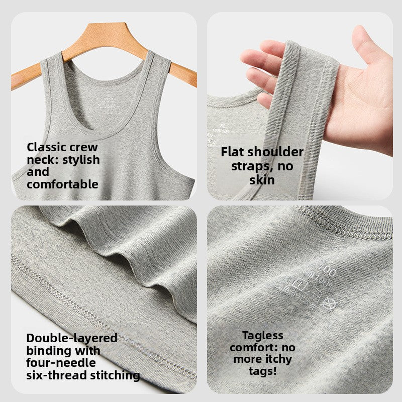 Mens Cotton Sleeveless Undershirt