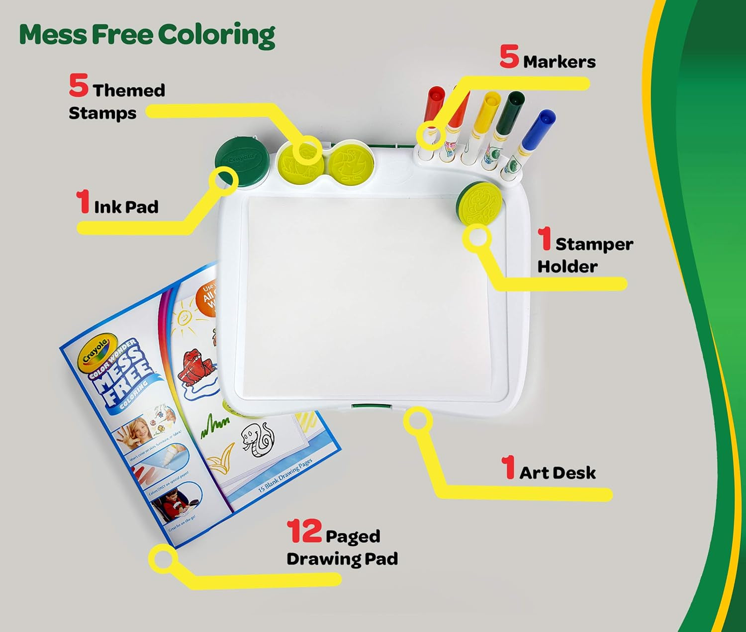Create Colorful Masterpieces Anywhere with the Color Wonder Mess Free Art Desk – 20+ Fun Pieces for Kids!
