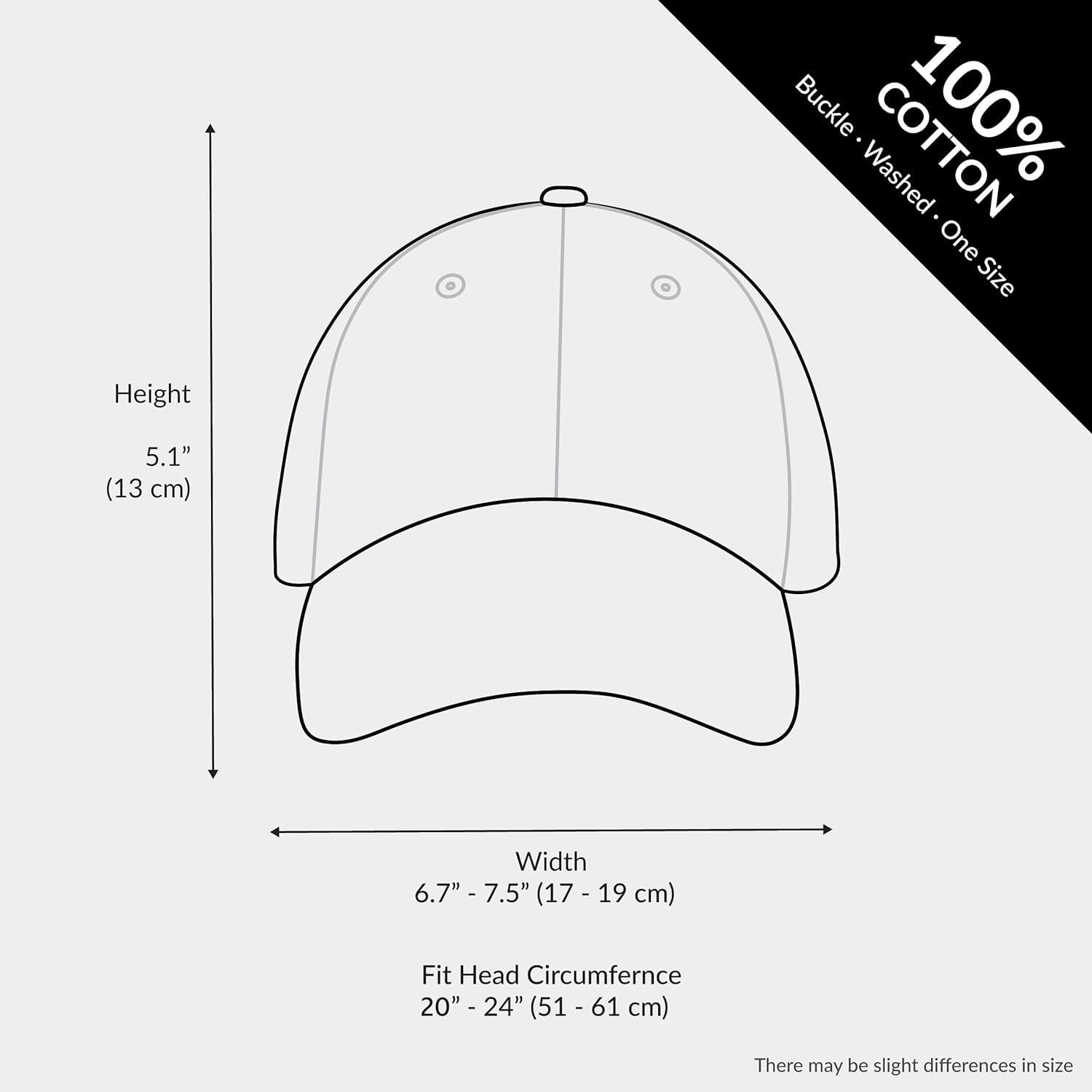 Trendy Baseball Dad Hat for Men and Women - Washed Cotton & Denim Cap with UPF 50+ Sun Protection