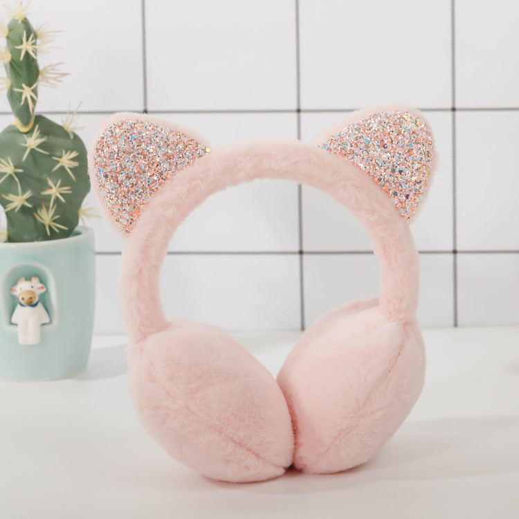 Creative Cat Ear Plush Earmuffs for Kids