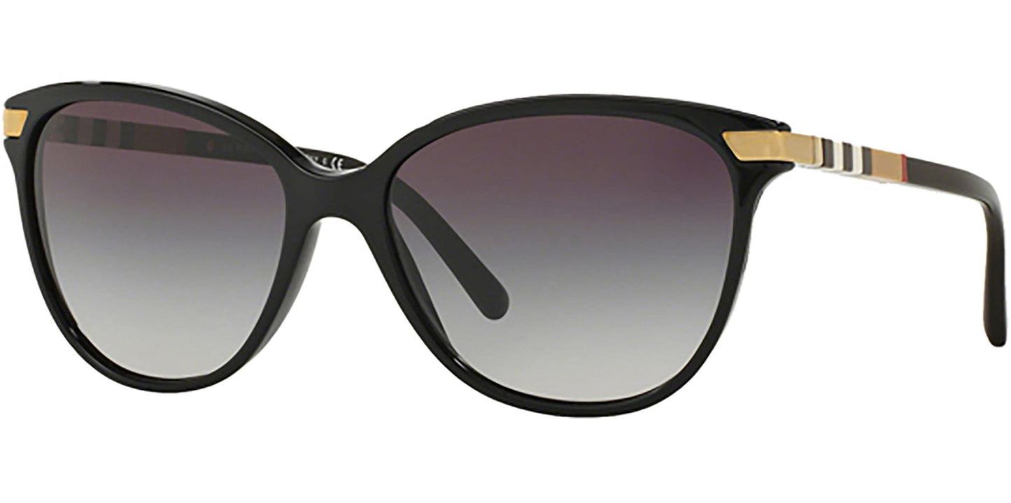 Elevate Your Style with Women's Black Cat Eye Sunglasses - Flex Hinges & 100% UV Protection - Made in Italy