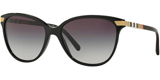 Elevate Your Style with Women's Black Cat Eye Sunglasses - Flex Hinges & 100% UV Protection - Made in Italy