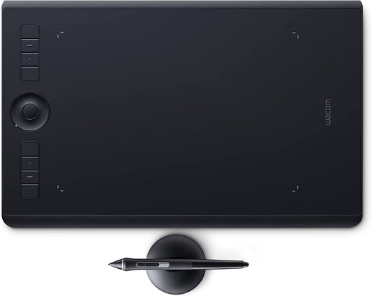 Unleash Your Creativity with the Intuos Pro Medium Bluetooth Graphics Tablet - Featuring 8 Customizable Express Keys and 8192 Levels of Pressure Sensitivity, Compatible with Mac and Windows