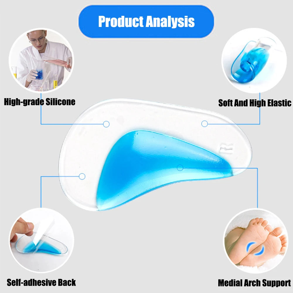 Transform Your Child's Comfort with Kids Orthopedic Insoles - Perfect Support for Flat Feet and Plantar Fasciitis!