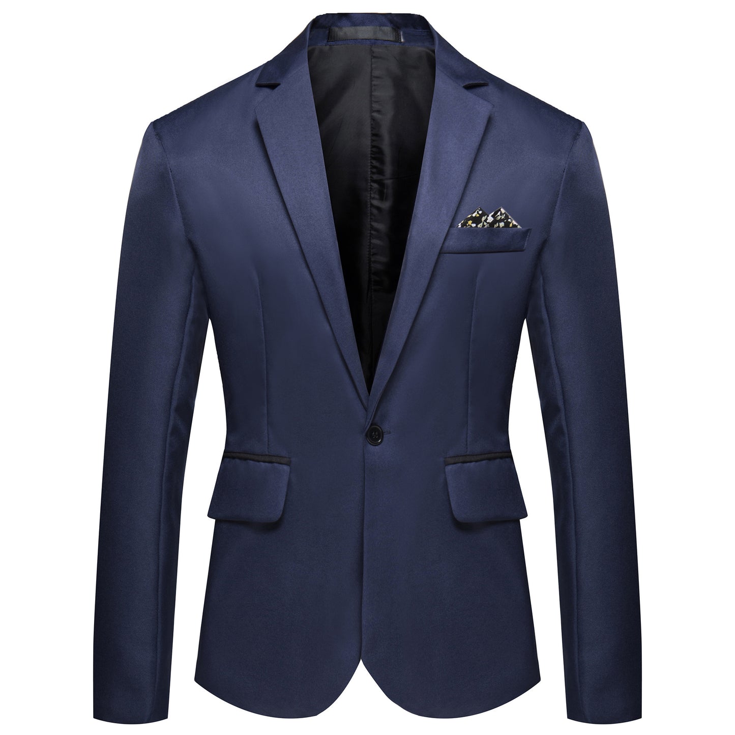 Men's Single-Breasted Casual Suit Jacket