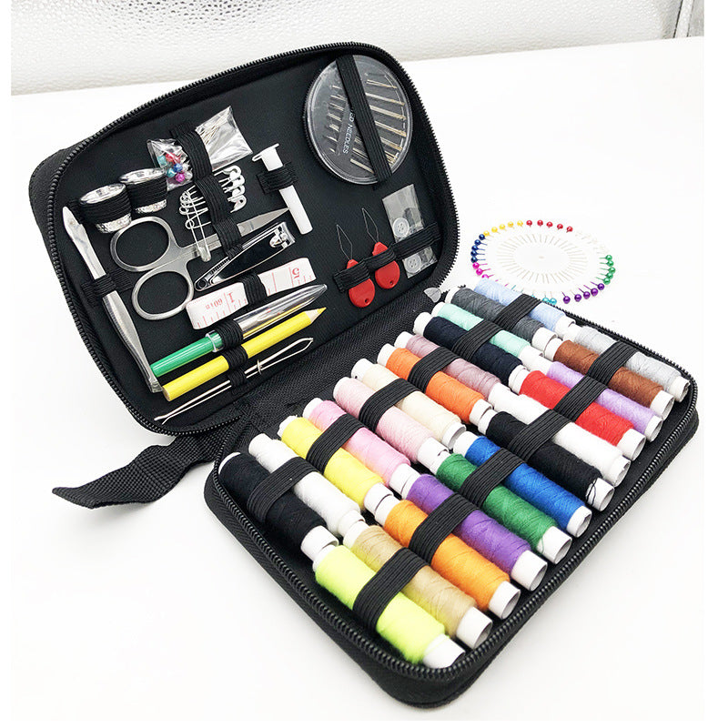Portable sewing kit set handbag