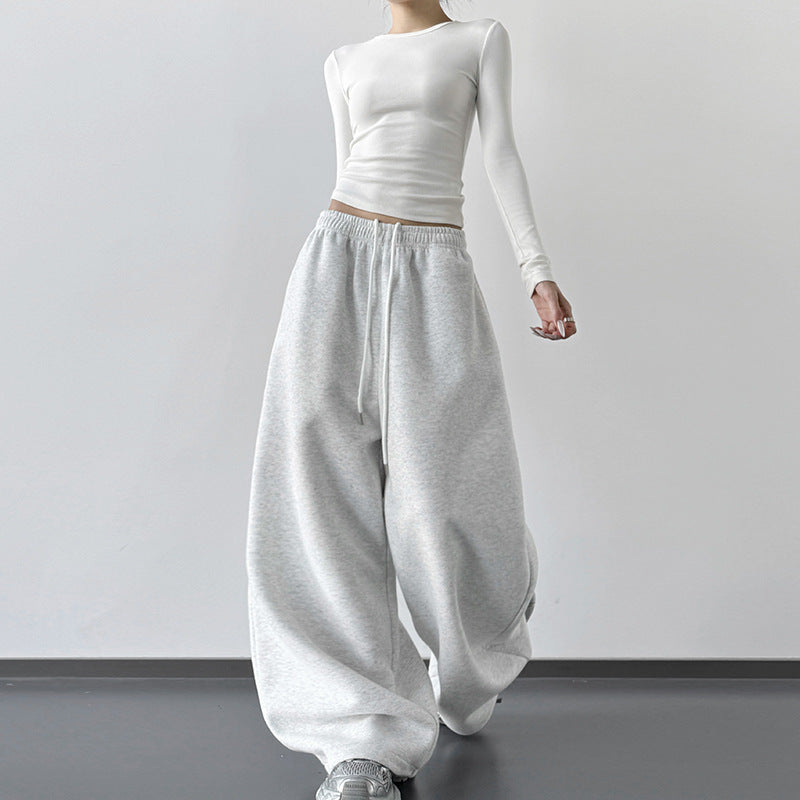 Women's High-Waisted Wide-Leg Sweatpants