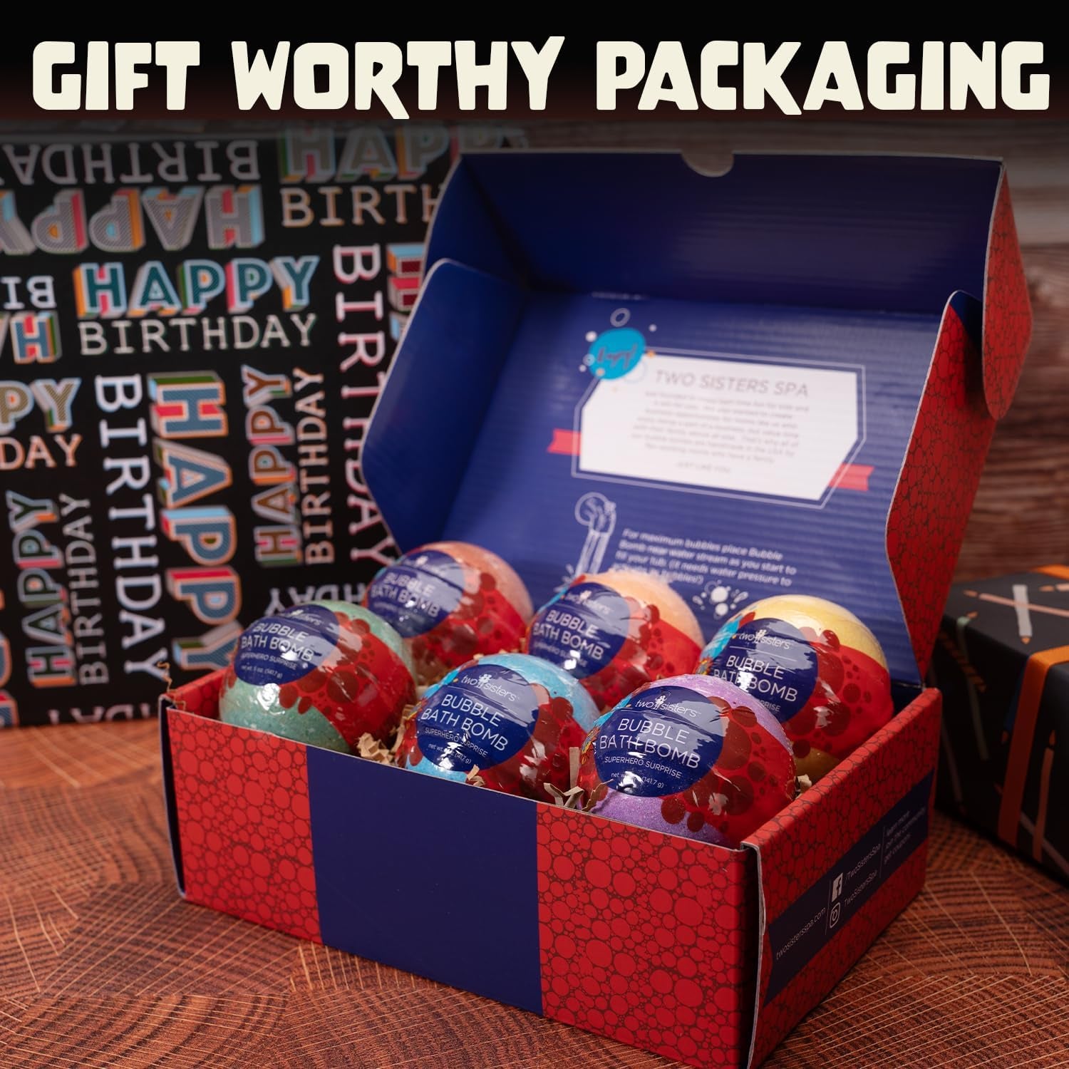 Exciting Superhero Bath Bombs for Kids - 6 Pack of Fizzing Fun with Surprise Toys and Fruity Scents - Perfect Gift for Boys, Girls, and Toddlers!