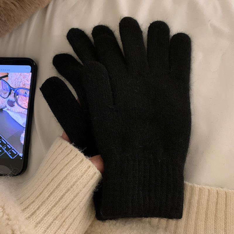 Knitted Winter Gloves Windproof Warm