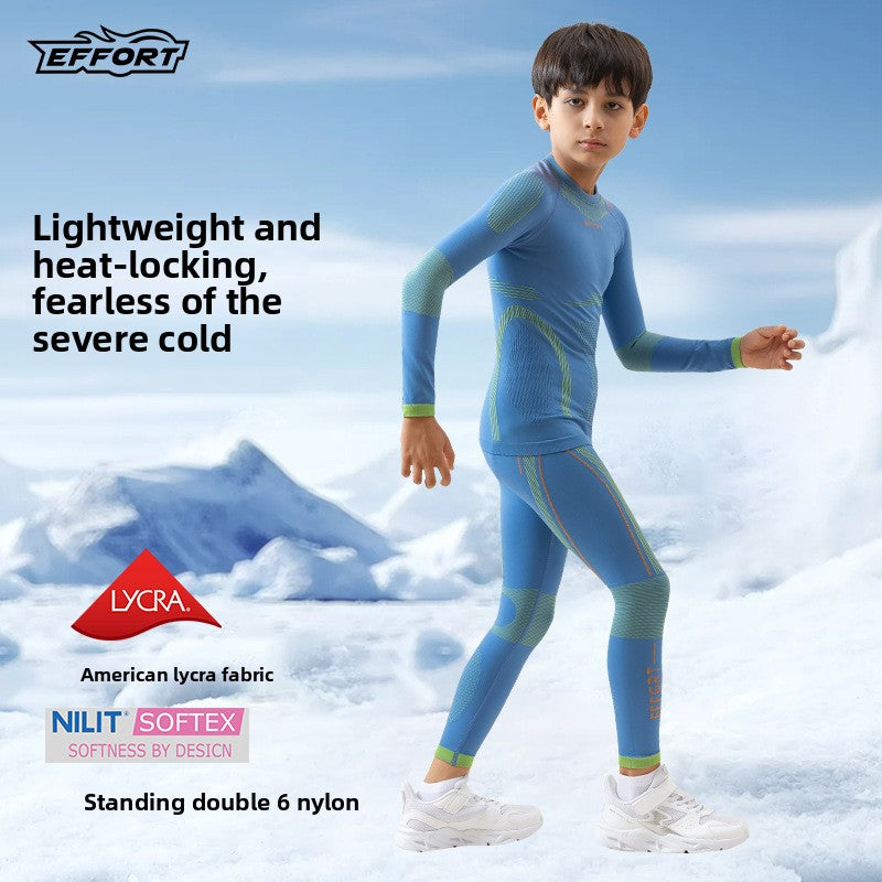 Autumn and Winter Children's Outdoor Sports Underwear