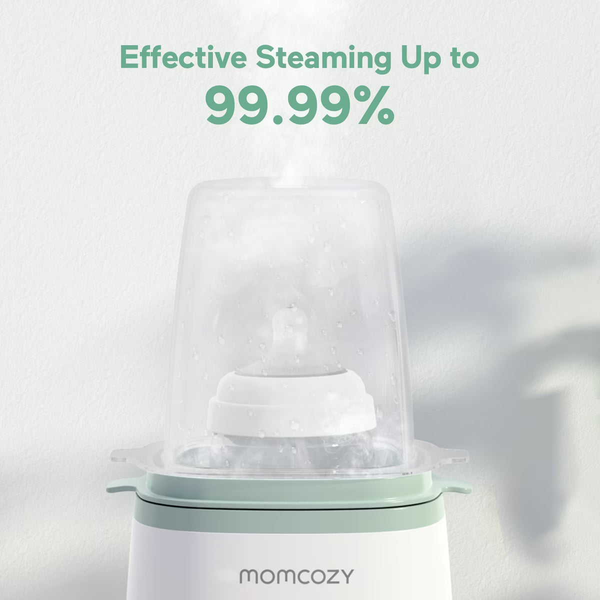 Baby Bottle Warmer, 6-In-1 Baby Milk Warmer with Smart Temperature Control, Breastmilk Warmer, Fast Baby Food Heater, Steam Sterilizer