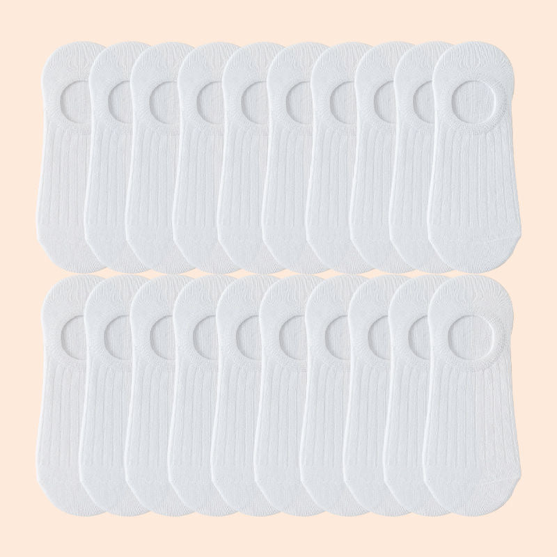 Men's Solid Color Cotton Socks